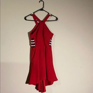 Red High Low Dress